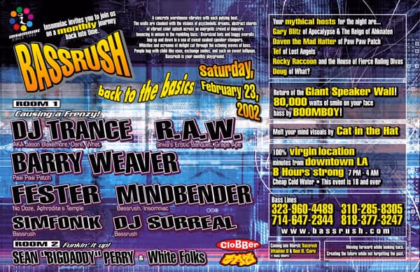Live At Bassrush mixtape by Barry Weaver