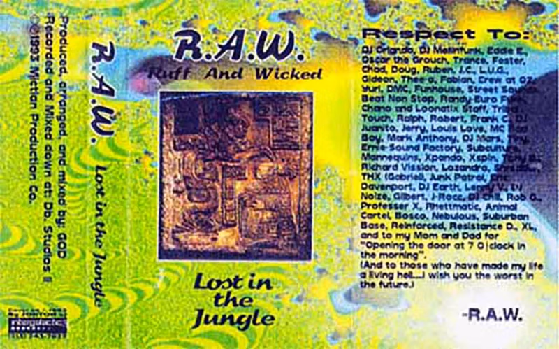 Lost In The Jungle mixtape by R.A.W.